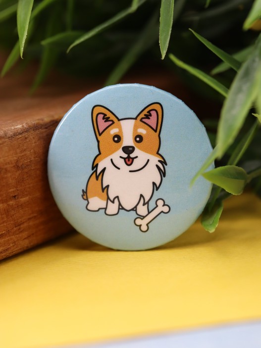 Набор значков 3 шт. iLikeGift &quot;Corgi&quot; 