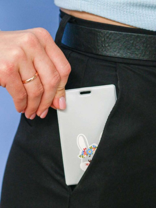 Держатель для карт «Flower bunny» (6,5 х 10,4 см) 