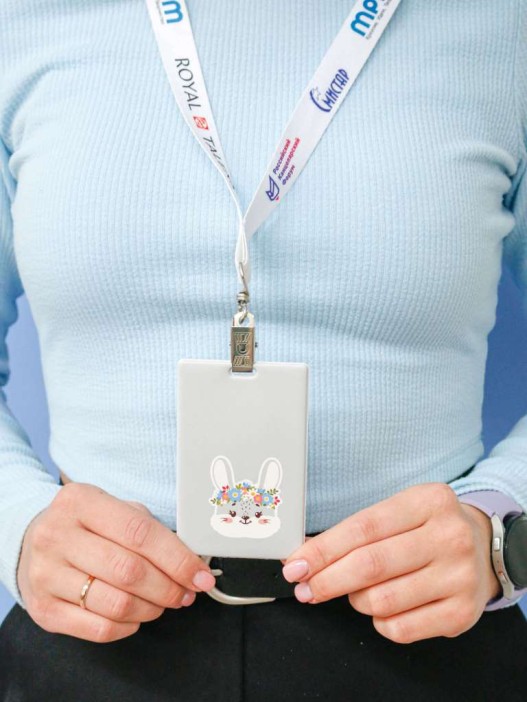 Держатель для карт «Flower bunny» (6,5 х 10,4 см) 