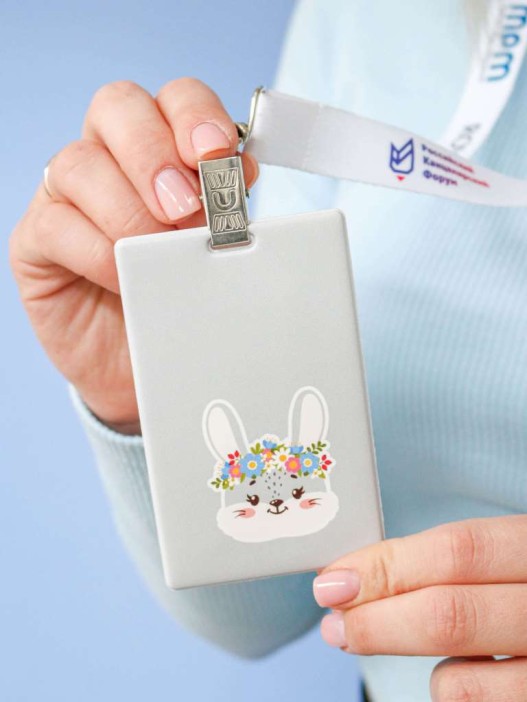 Держатель для карт «Flower bunny» (6,5 х 10,4 см) 