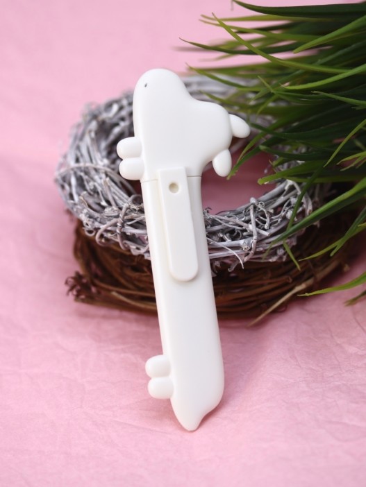 Нож канцелярский &quot;Dog sideways&quot;, beige 