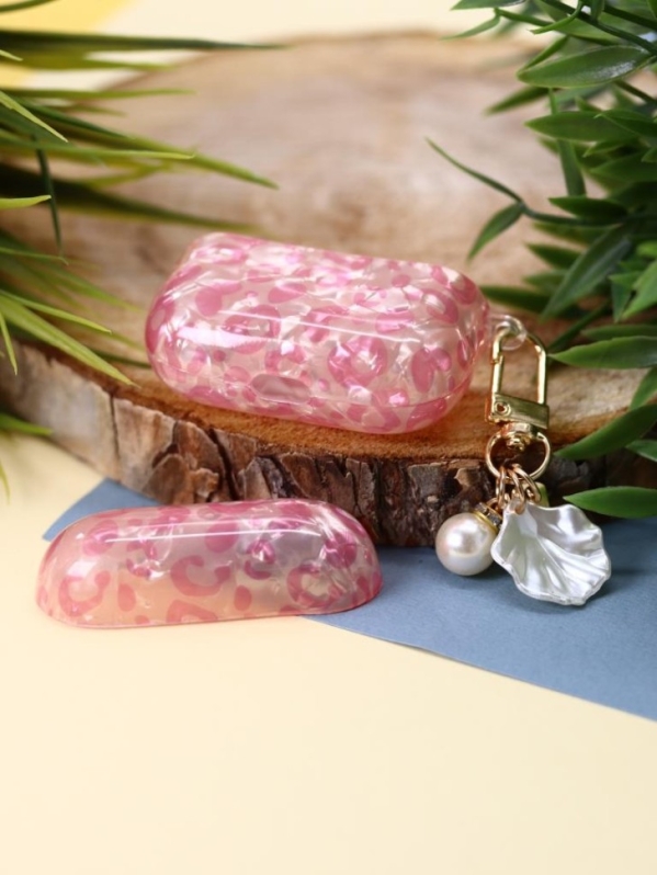 Чехол для AirPods Pro "Sea shell", leopink