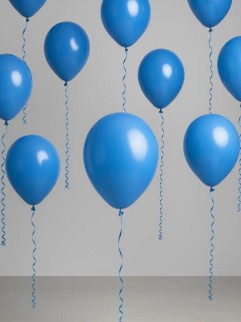 Набор воздушных шаров 10 шт. &quot;Unified joy pack&quot;, light blue (25 см)