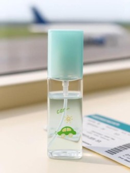 Дорожная бутылочка "Car", green (50 ml)