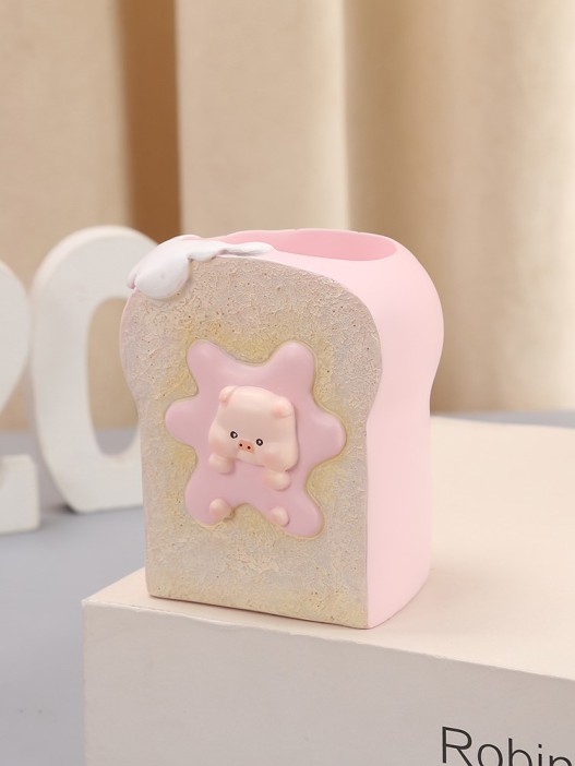 Подставка для канцелярских принадлежностей &quot;Milk tea&quot;, pig, 10 см 