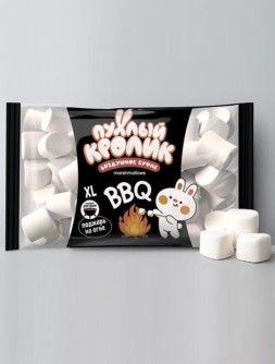 Зефир жевательный «Пухлый Кролик» BBQ с ароматом пломбира, 200 гр. ср.г. до 24.01.26