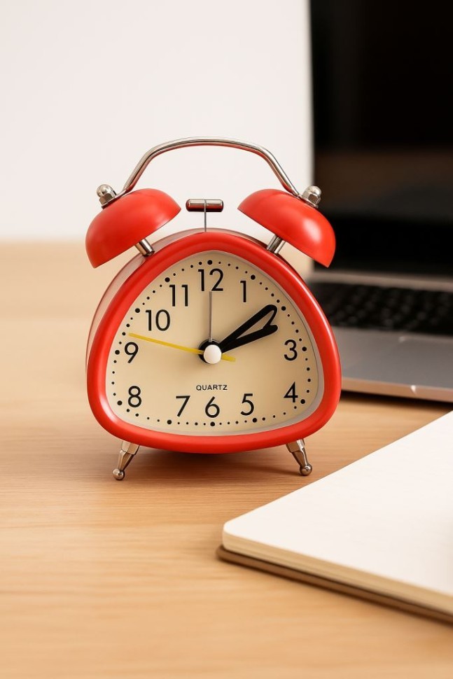 Часы-будильник "Time buddy", red