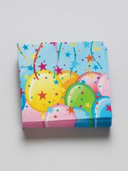 Салфетки бумажные трехслойные 20 шт. "Шары" (33*33 см)