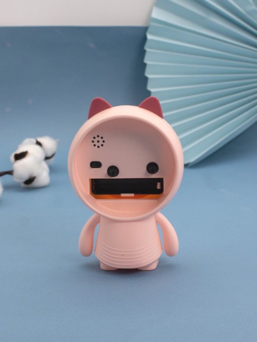 Часы-будильник «Lovely cat», pink (14,5х8,5 см) 