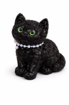 Мялка - антистресс "Sitting kitty", black