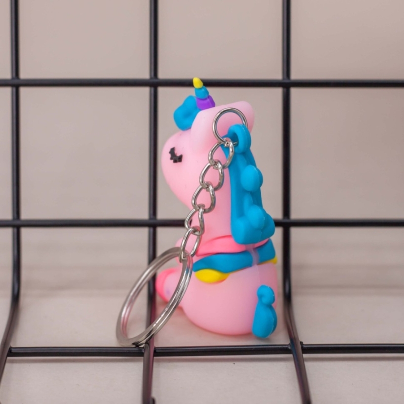Брелок "Спящий единорог", розовый