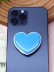 Попсокет &quot;Heart&quot;, blue 
