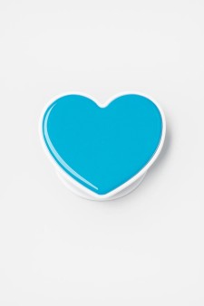Попсокет "Heart", blue