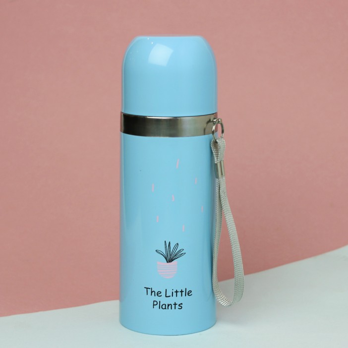 B-M-2532W-Z ТЕРМОС &quot;The little plants&quot; 350 ml (голубой) 
