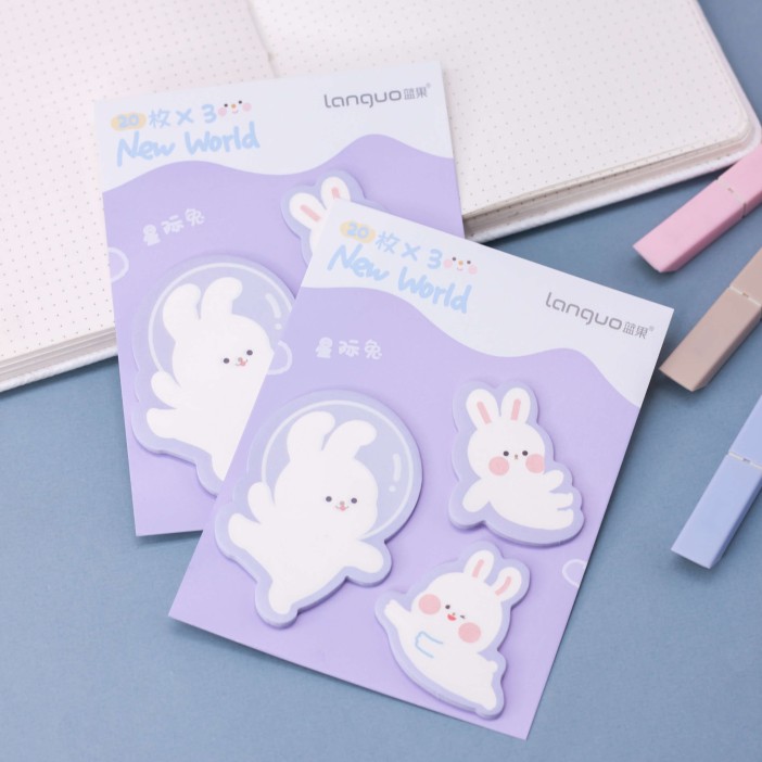 Блок для заметок "Cosmo hare", purple 