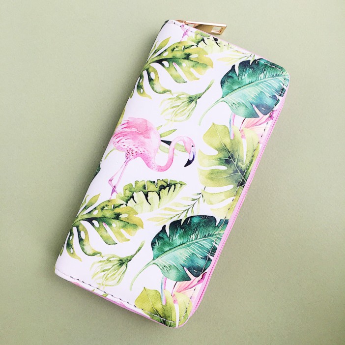 Кошелёк "Flamingo/Green leaves" 