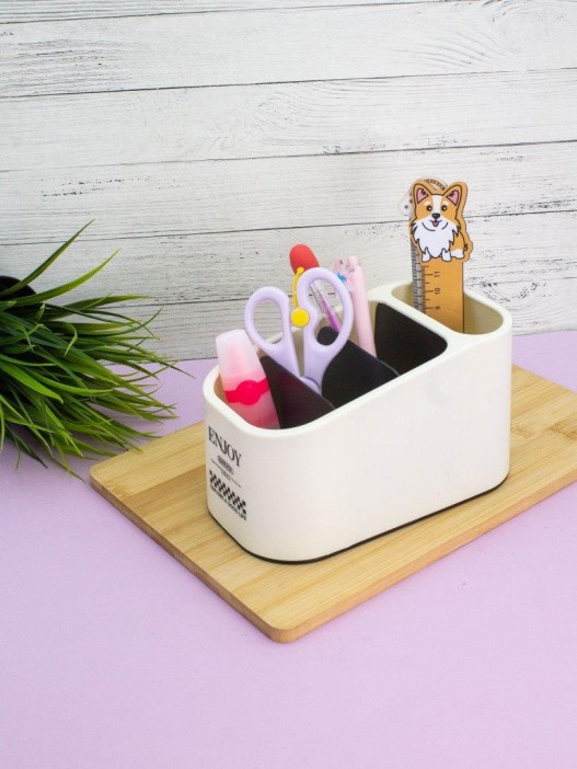 Органайзер настольный «Enjoy», white (18.2*10*10 см) 