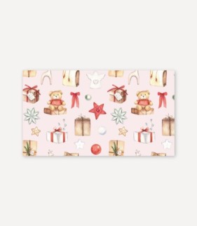 Набор конвертов для денег 5 шт. сборный «Медвежата и подарки», 16.5*8 см