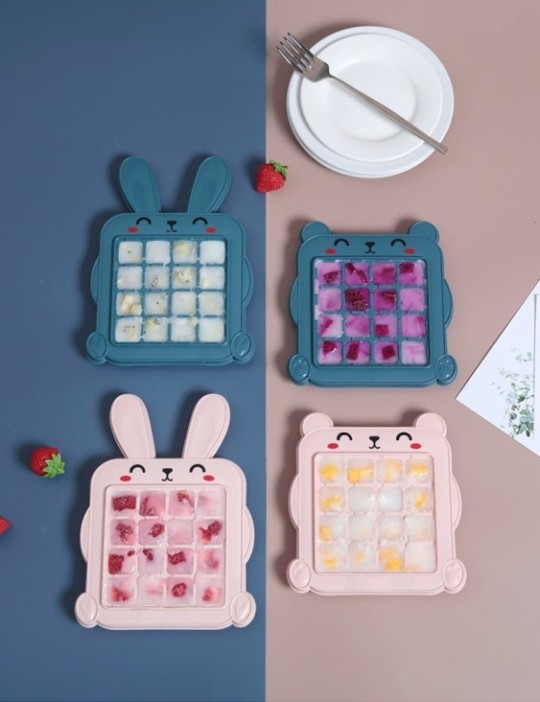 Лоток для льда &quot;Bear&quot;, pink 