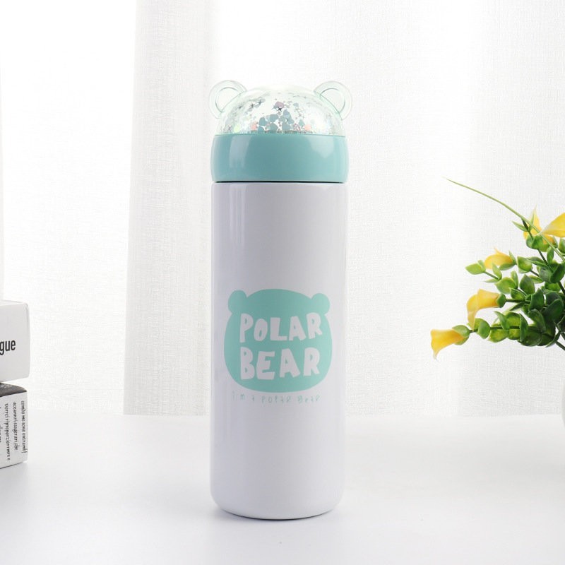 Термос "BEAR head", white (330 мл)
