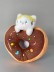 Мягкая игрушка "Cat donut", brown, 20 см 