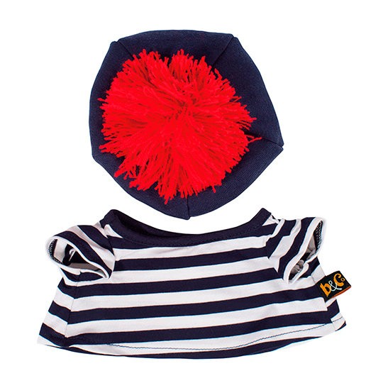 Мягкая игрушка &quot;Кот Басик в тельняшке и берете&quot; (19 см) 