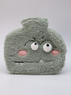 Грелка плюшевая "Funny faces", frog, 1000 мл (20*20 см)