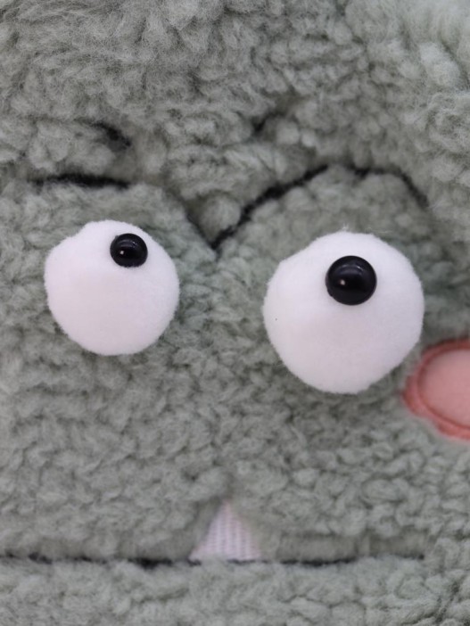 Грелка плюшевая &quot;Funny faces&quot;, frog, 1000 мл (20*20 см) 