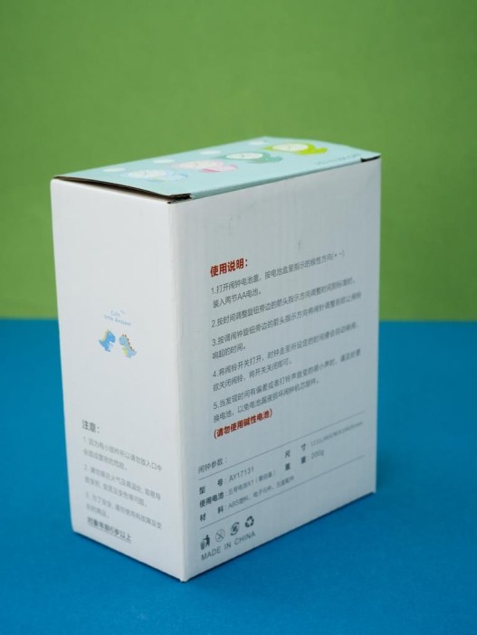 Часы-будильник «Dino», light green (6,3х11,2 см) 