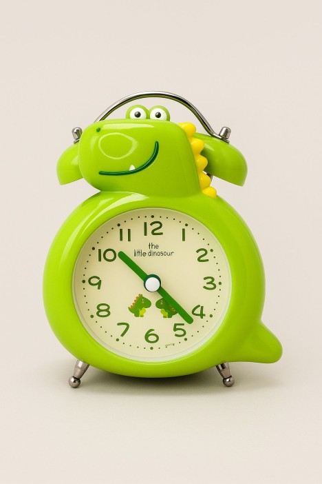 Часы-будильник «Dino», light green (6,3х11,2 см) 