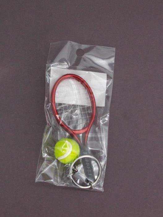Брелок iLikeGift &quot;Tennis racket&quot;, red (2.8*10 см) 