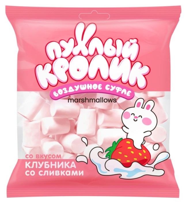 Набор воздушного суфле (Marshmallows) &quot;Пухлый кролик&quot; (4 шт.*85 гр.) 
