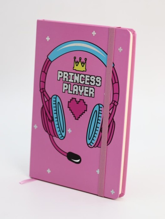 Блокнот (А5) &quot;Princess player&quot;, pink (14.5*21) 