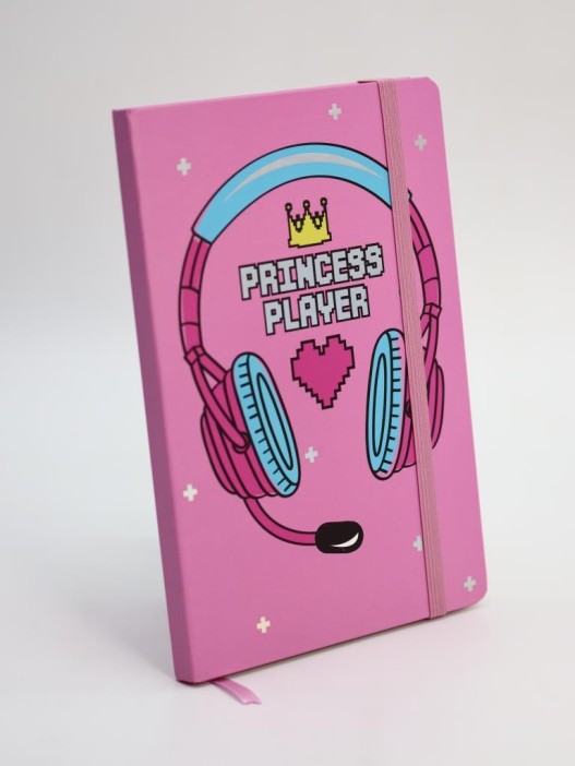 Блокнот (А5) &quot;Princess player&quot;, pink (14.5*21) 