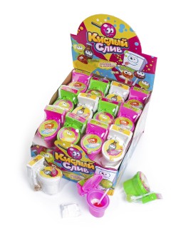 Набор карамель леденцовая с кислой пудрой «Кислый слив», 24шт.