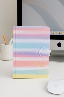 Блокнот (B6) "Pastels stripes", rainbow (18.5*13)