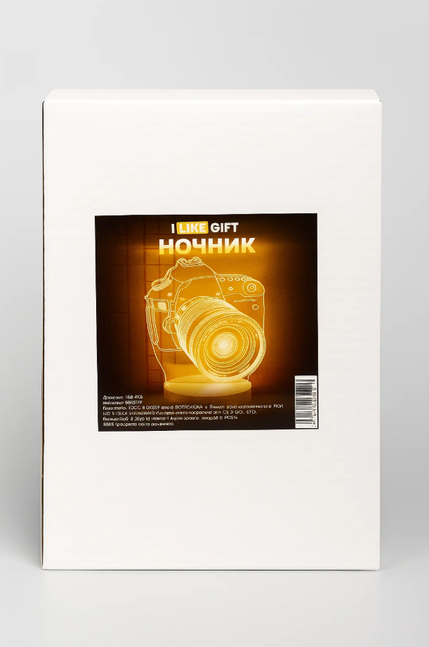 Ночник iLikeGift "Камера" светодиодный, USB (9х18 см)