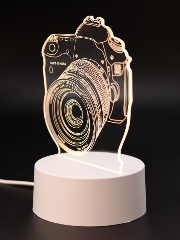 Ночник iLikeGift "Камера" светодиодный, USB (9х18 см)