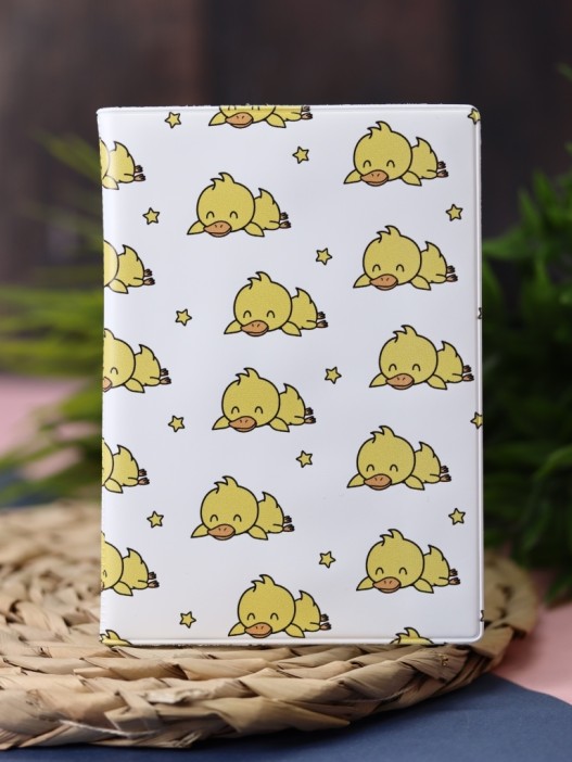 ОБЛОЖКА ДЛЯ ПАСПОРТА Sleeping Duck, плотность 600 мкм 
