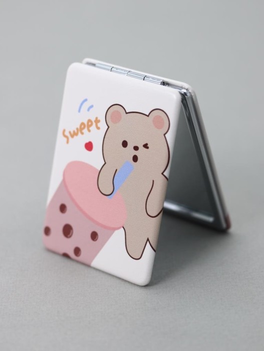 Зеркало "Sweet cocktail square", yellow 