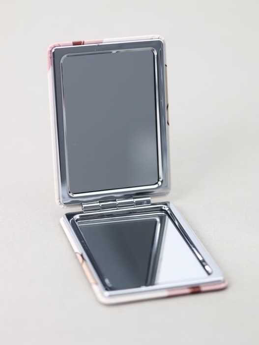 Зеркало "Sweet cocktail square", yellow 