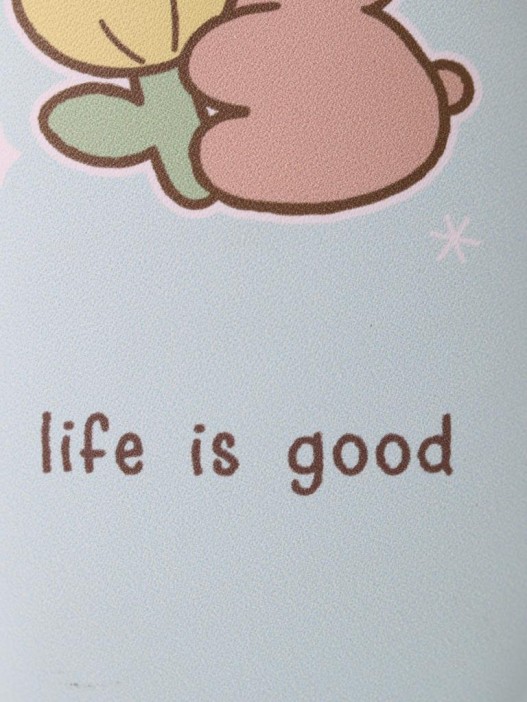 Чехол для очков &quot;Be happy life is good&quot;, green 