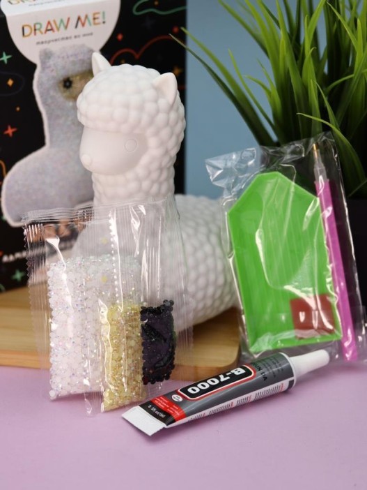 Алмазная мозаика на копилке (нижняя загрузка) Draw Me! «Cute sheep», (8.5*11*15 см) 