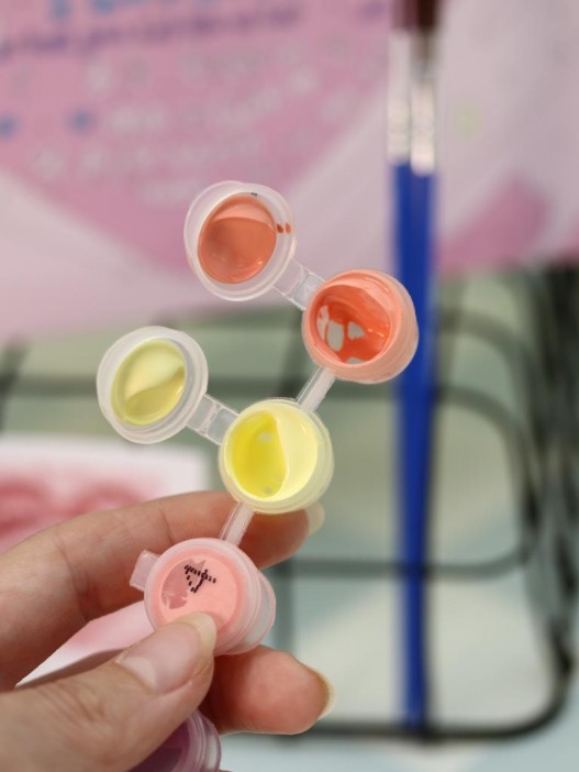 Картина по номерам на подрамнике Draw Me! «Heart with text», (20*20 см) 