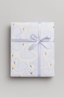 Упаковочная бумага «Swans», white (50*70 см)
