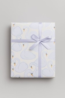 Упаковочная бумага «Swans», white (50*70 см)