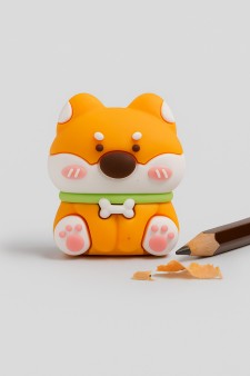 Точилка  для карандашей "Cute dog", orange