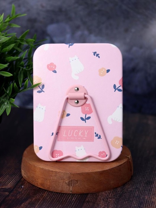 Зеркало настольное &quot;Lucky cat&quot;, pink (16*12 см) 