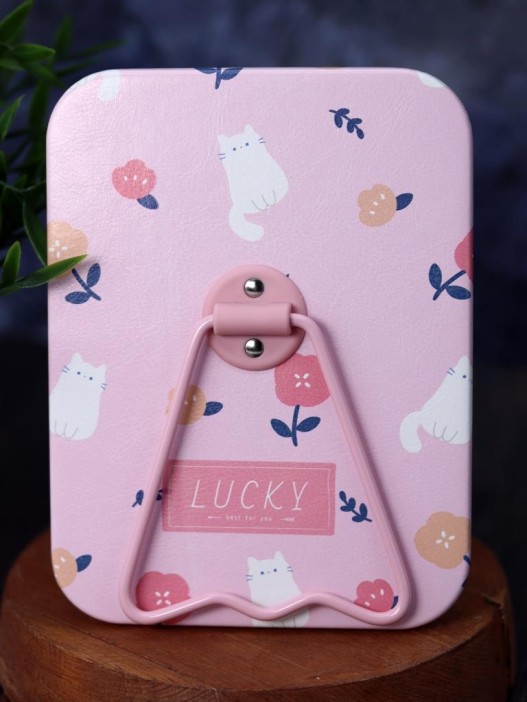 Зеркало настольное &quot;Lucky cat&quot;, pink (16*12 см) 