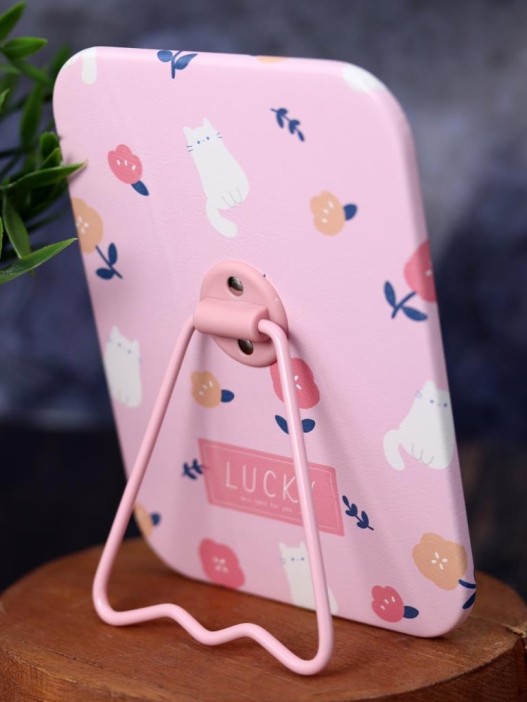 Зеркало настольное &quot;Lucky cat&quot;, pink (16*12 см) 